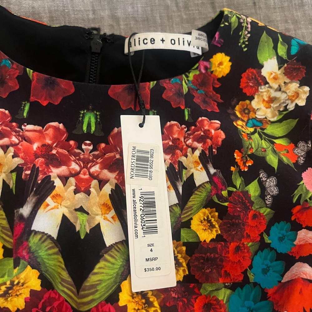 Alice + Olivia Floral Dress - Picture 3 of 3